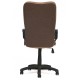 Кресло руководителя TetChair СН757 ткань коричневый/бежевый