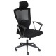 Кресло руководителя TetChair CLARK-7 ткань/сетка черный