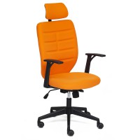 Кресло руководителя TetChair KARA-1 ткань оранжевый