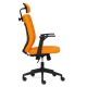 Кресло руководителя TetChair KARA-1 ткань оранжевый