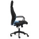 Кресло руководителя TetChair MODERN-1 экокожа черный/синий