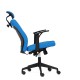 Кресло руководителя TetChair KARA-1 ткань синий