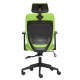 Кресло руководителя TetChair KARA-1 ткань зеленый