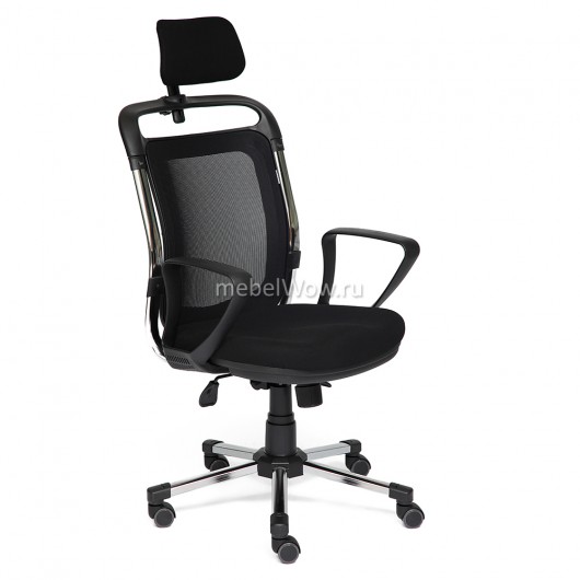 Кресло руководителя TetChair ROCHE-1 ткань/сетка черный