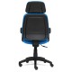 Кресло руководителя TetChair BESTA-1 ткань синий
