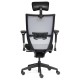 Кресло руководителя TetChair AMIR-3 ткань/сетка черный/серый