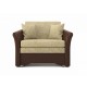 Кресло-кровать Столлайн Аллегро бежевый Lima uni 3/коричневый Десерт 403 brown