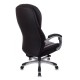 Кресло руководителя Бюрократ T-9919/BLACK рециклированная кожа/экокожа черный
