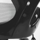 Кресло руководителя Norden Тесла пластик черный/ткань серая/ткань черная