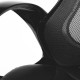 Кресло руководителя Norden Тесла пластик черный/ткань черная/ткань черная