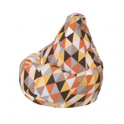 Кресло-мешок DreamBag XL жаккард Янтарь