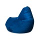 Кресло-мешок DreamBag XL микровельвет синий