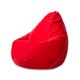 Кресло-мешок DreamBag XL микровельвет красный
