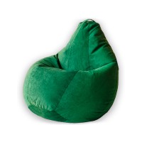 Кресло-мешок DreamBag XL микровельвет зеленый