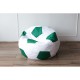 Кресло-мешок DreamBag Мяч оксфорд бело-зеленый