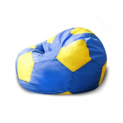 Кресло-мешок DreamBag Мяч оксфорд сине-желтый