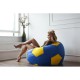 Кресло-мешок DreamBag Мяч оксфорд сине-желтый