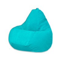 Кресло-мешок DreamBag XL микровельвет бирюзовый