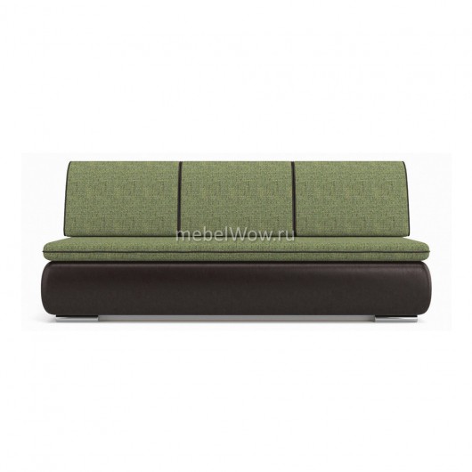 Диван-кровать Столлайн Палмерстон зеленый Coco 3/темно-коричневый Kolej cp 536