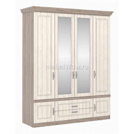 Шкаф платяной Столлайн Соната СТЛ.272.08 Andersen Pine White/дуб сонома трюфель