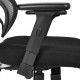 Кресло руководителя EasyChair 647 TTW сетка/ткань черное