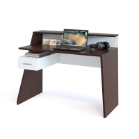 Компьютерный стол Сокол КСТ-108 венге/белый