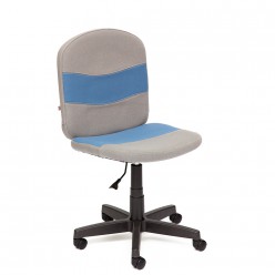Кресло детское TetChair STEP ткань серый/синий