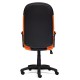 Кресло руководителя TetChair TWISTER экокожа черный/оранжевый