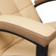 Кресло руководителя TetChair TRENDY экокожа/ткань бежевый/бронзовый