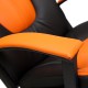 Кресло компьютерное TetChair NEO2 экокожа черный/оранжевый