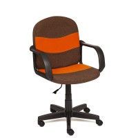 Кресло оператора TetChair BAGGI ткань коричневый/оранжевый