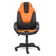 Кресло компьютерное TetChair NEO1 экокожа черный/оранжевый