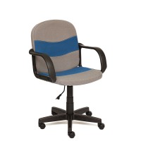 Кресло оператора TetChair BAGGI ткань серый/синий