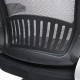 Кресло руководителя TetChair MESH-2 сетка/ткань черный/серый