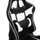 Кресло компьютерное TetChair iBat экокожа черный/белый
