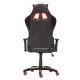 Кресло компьютерное TetChair iBat экокожа черный/красный