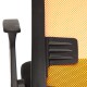 Кресло оператора TetChair SCOUT сетка/ткань черный/оранжевый