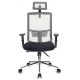 Кресло руководителя Бюрократ MC-612-H/GR/26-B01 сетка серый/ткань черный