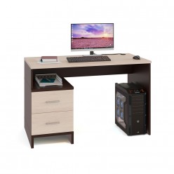 Компьютерный стол Сокол КСТ-114 венге/беленый дуб