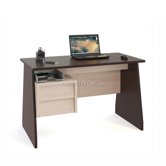 Письменный стол Сокол КСТ-115 венге/беленый дуб