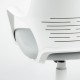 Кресло руководителя Norden IQ пластик белый/ткань серая