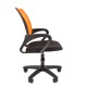 Кресло оператора Chairman 696 LT сетка/ткань оранжевый/черный