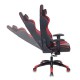 Кресло игровое Бюрократ CH-772N/BL+RED экокожа черный/красный