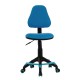 Кресло детское Бюрократ KD-4-F/TW-55 ткань голубой