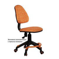 Кресло детское Бюрократ KD-4-F/GIRAFFE ткань оранжевый Жираф