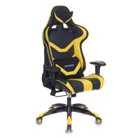 Кресло игровое Бюрократ CH-772N/BL+YELLOW экокожа черный/желтый