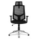 Кресло оператора College HLC-1500H/Black сетка/ткань черный