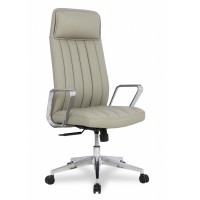 Кресло руководителя College HLC-2413L-1/Grey экокожа серый
