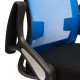 Кресло оператора TetChair SCOUT сетка/ткань черный/синий