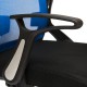 Кресло оператора TetChair SCOUT сетка/ткань черный/синий